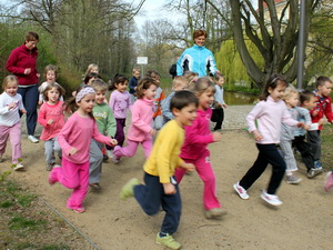 Auch die Kita-Kinder hatten viel Spaß und waren voll motiviert.