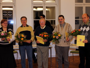 Fünf Vetschauer wurden für ihre ehrenamtliches Engagement gewürdigt.